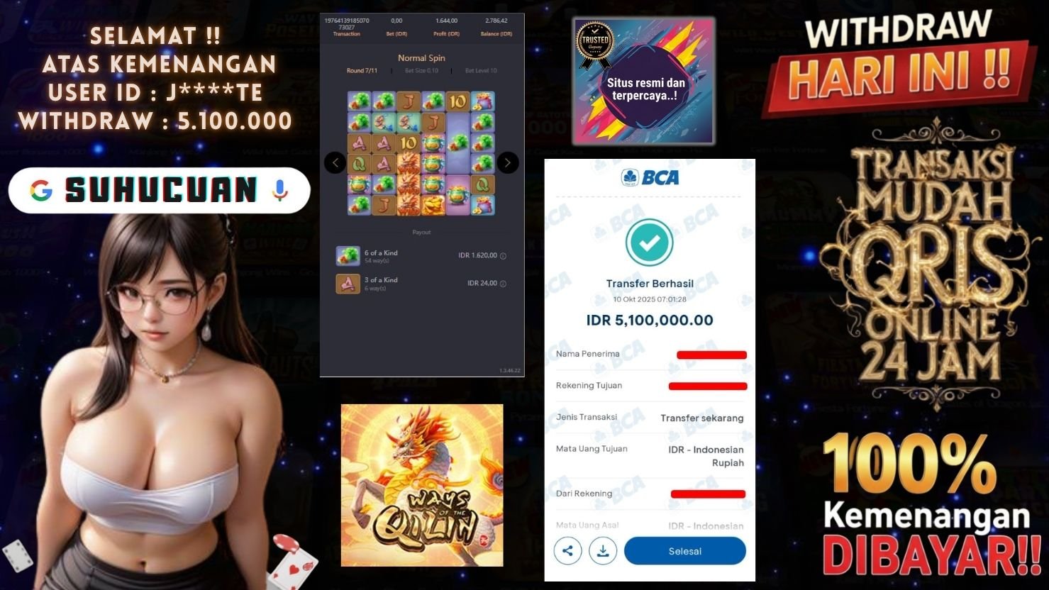 SUHUCUAN JACKPOT SLOT WAYS OF THE QILIN